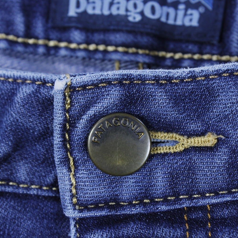 Patagonia Women's Straight/Slim Fit Jeans - Blue - Size 28 (W28) - Picture 3 of 10